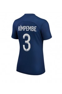 Paris Saint-Germain Presnel Kimpembe #3 Fotballdrakt Hjemme Klær Dame 2022-23 Korte ermer